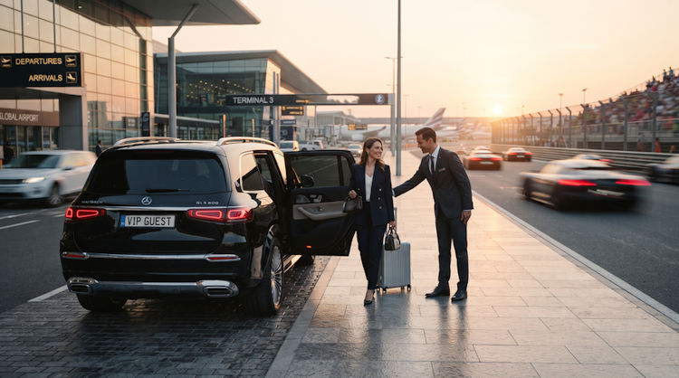 formula one airport transportation